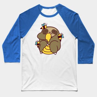 Honey Sloth Baseball T-Shirt